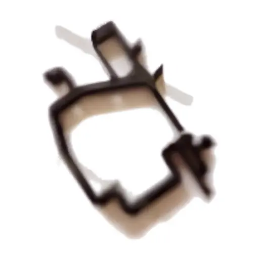 [T40-F135] soporte de carcasa frontal (izquierda)